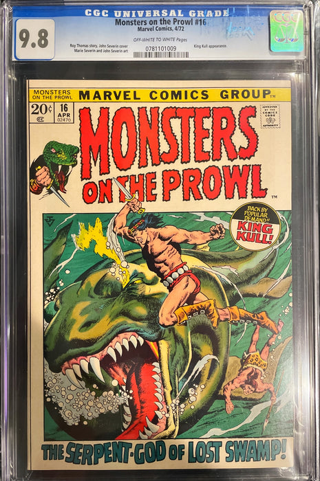 Monsters on the Prowl 16 CGC 9.8
