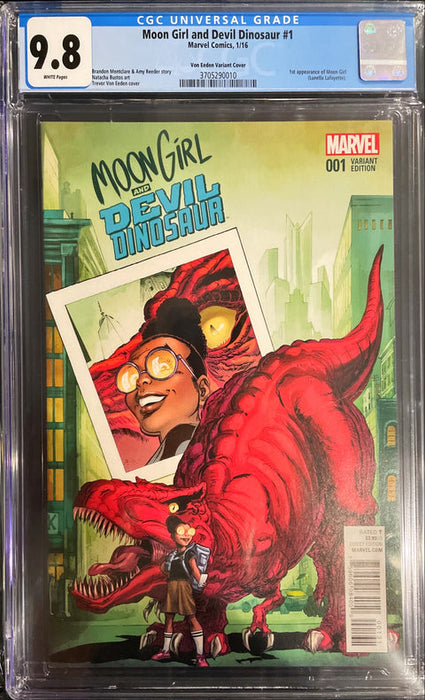 Moon Girl and Devil Dinosaur 1 v CGC 9.8