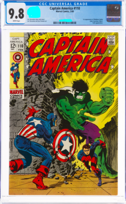 Captain America 110 CGC 9.8