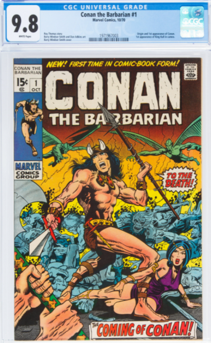 Conan the Barbarian 1 CGC 9.8