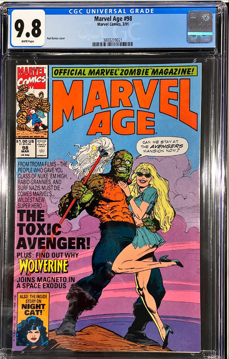 Marvel Age 98 CGC 9.8