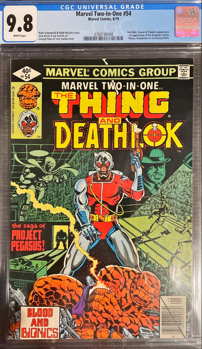 Marvel Two-In-One 54 CGC 9.8