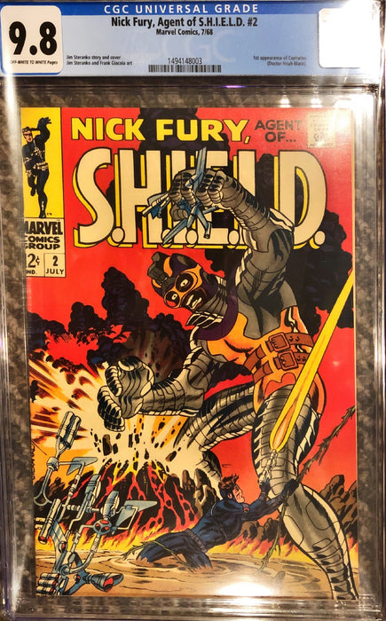 Nick Fury, Agent of S.H.I.E.L.D 2 CGC 9.8