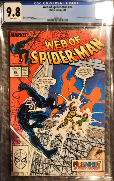 Web of Spider-Man 36 CGC 9.8