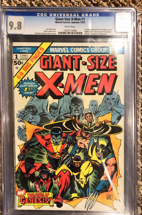 Giant-Size X-Men 1 CGC 9.8